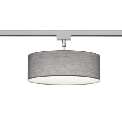 grey ceiling lamp for tracking systems