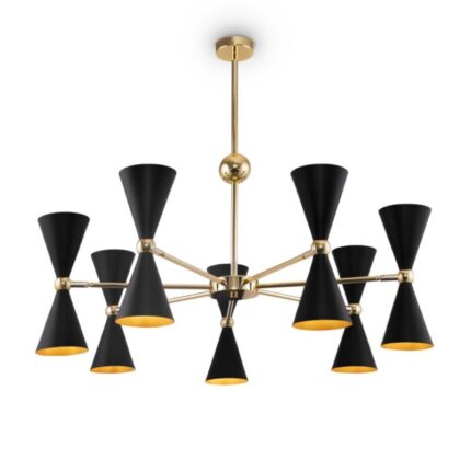 Modern chandelier by Maytoni, 14 bulbs E14