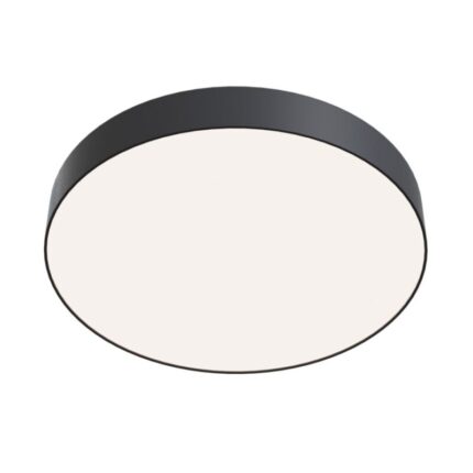 Laevalgusti, laelamp Zon C032CL. Maytoni, Saksamaa. LED 45W. Valgustemperatur: 4000K. Valgusvoog 3900lm. Värv: Must. Kaitseaste: IP 20. Diameter 40 cm. Sügavus 5.5cm. Korpuse materjal: Alumiinium ja plast