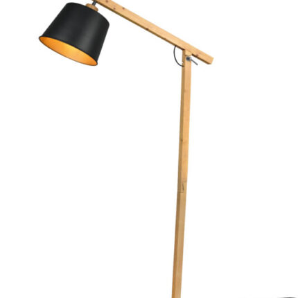 Põrandalamp_TrioLighting_Harris_ Must_1 pirn_60W_LightConcept_412700132