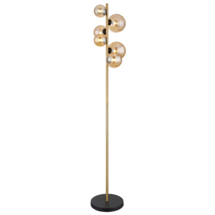 Põrandalamp_Globo_Riha_ Must_6 pirni_LightConcept_riha 56135 6s g27318