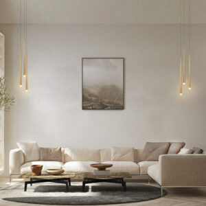 Ripplamp, LED Cascade MOD132PL L18BK, Maytoni Saksamaa, LED 19W, 1400lm, 3000K 4000K, Must, Alumiinium, Kõrgus 79.3 219.3cm, Diameeter 3,5cm 4