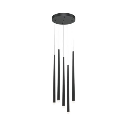 Ripplamp, LED Cascade MOD132PL L30BK, Maytoni, Saksamaa, LED 30W, 2250lm, 3000K 4000K, Must, Alumiinium